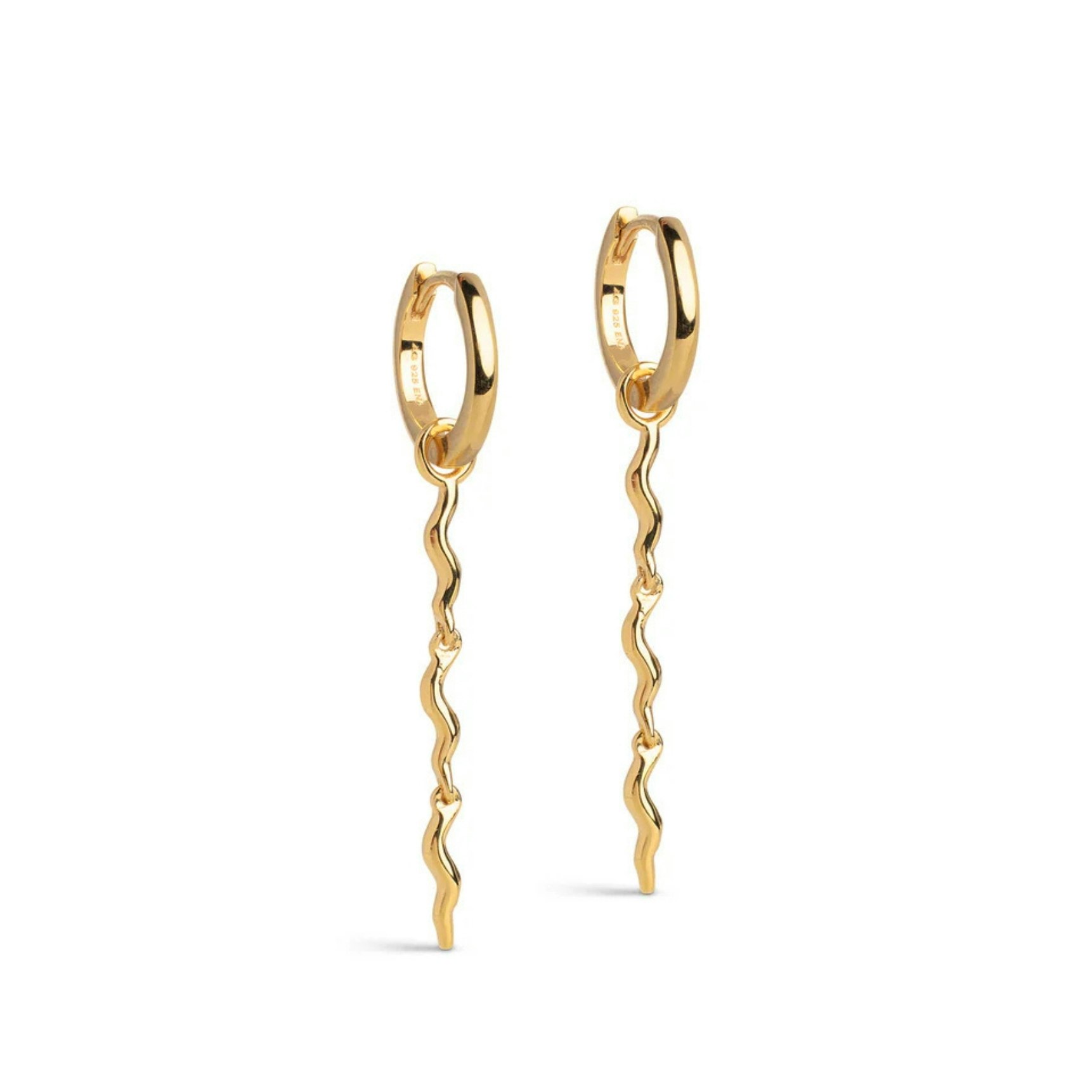 Hydrus Earrings fra Enamel Copenhagen i Forgylt-Sølv Sterling 925