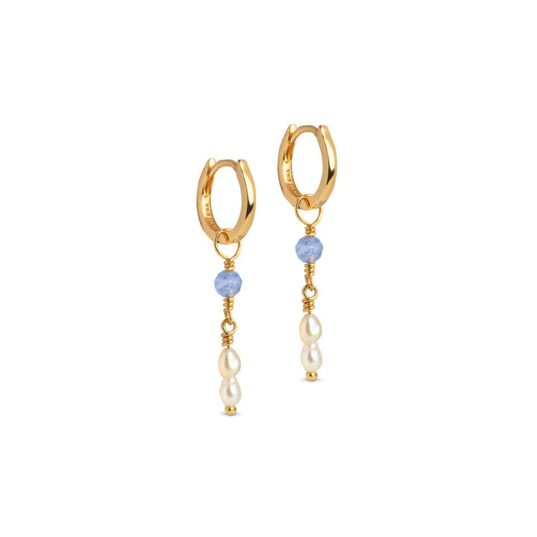 Liva Earrings z Enamel Copenhagen v Pozlacené stříbro sterling 925