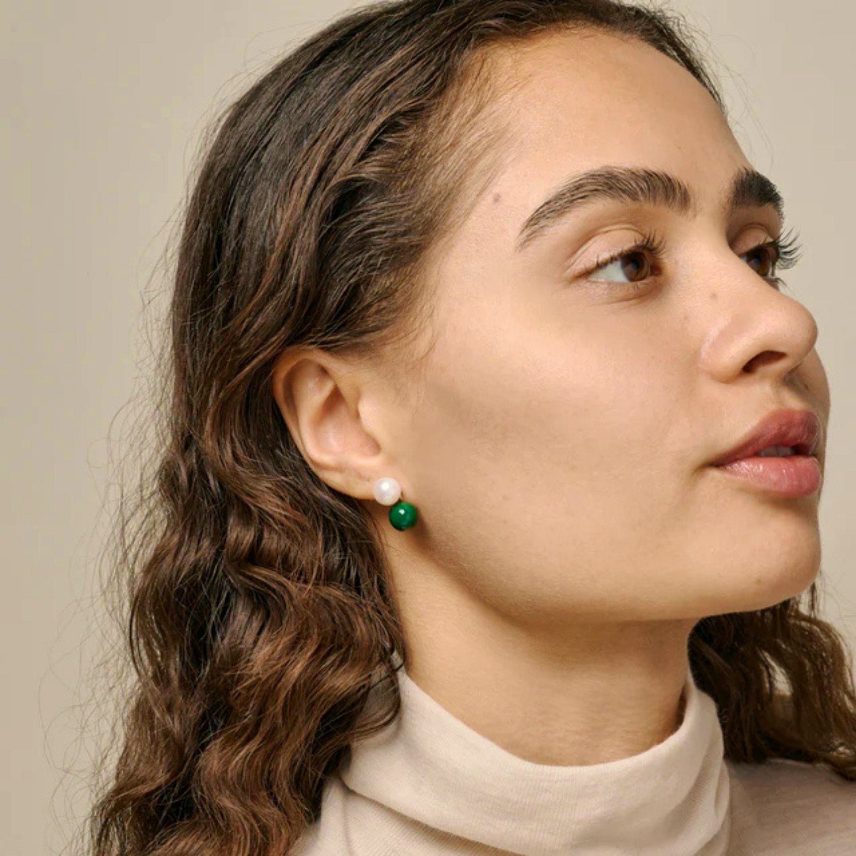 Colomba Earrings från Enamel Copenhagen i Förgyllt-Silver Sterling 925