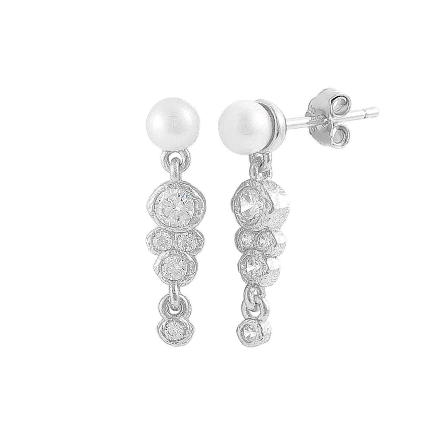 Scarlet Earrings de Hultquist Copenhagen dans Argent Sterling 925