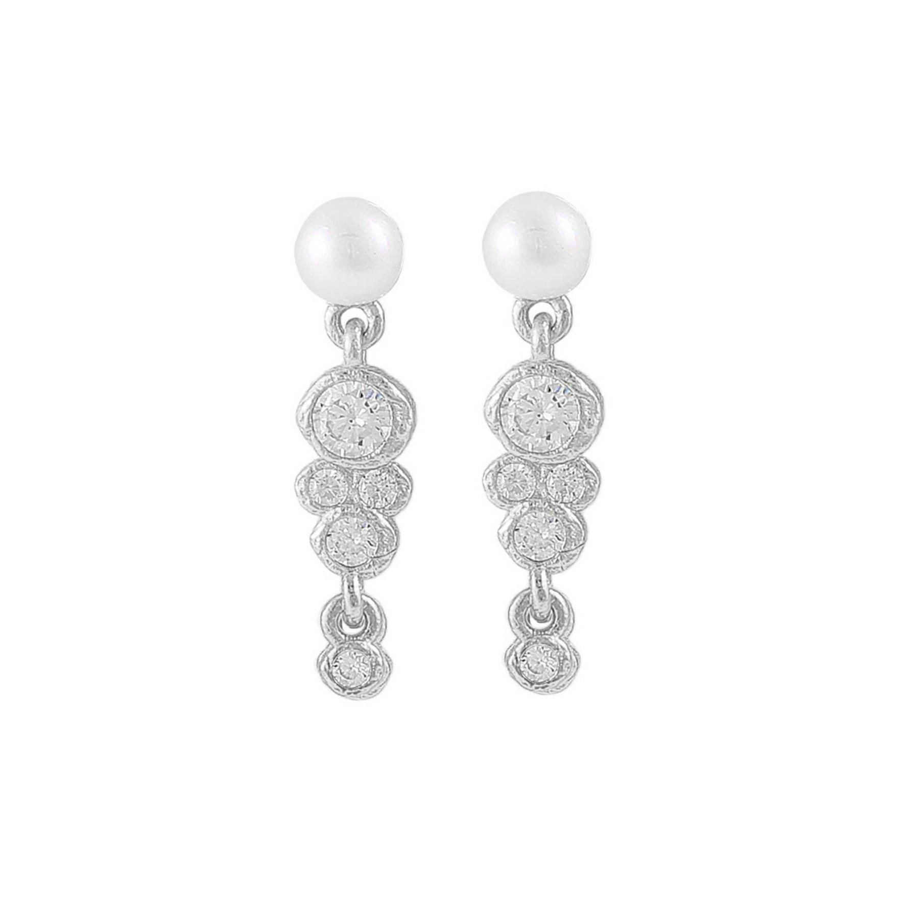 Scarlet Earrings de Hultquist Copenhagen dans Argent Sterling 925