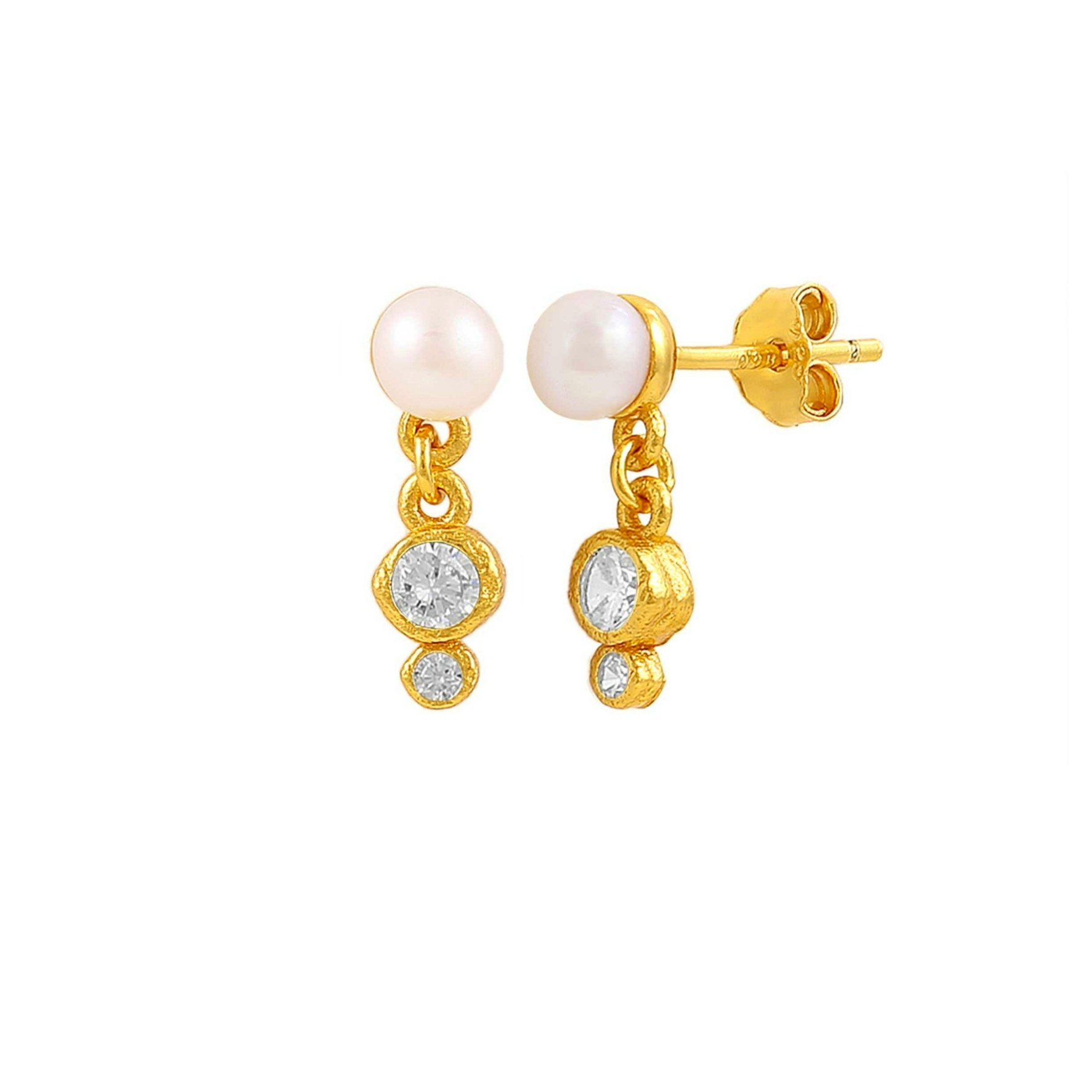 Elowen Earrings z Hultquist Copenhagen v Pozlacené stříbro sterling 925