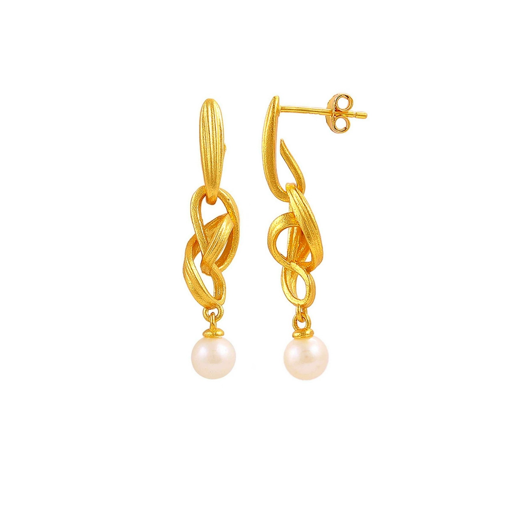 Tiril Earrings z Hultquist Copenhagen v Pozlacené stříbro sterling 925