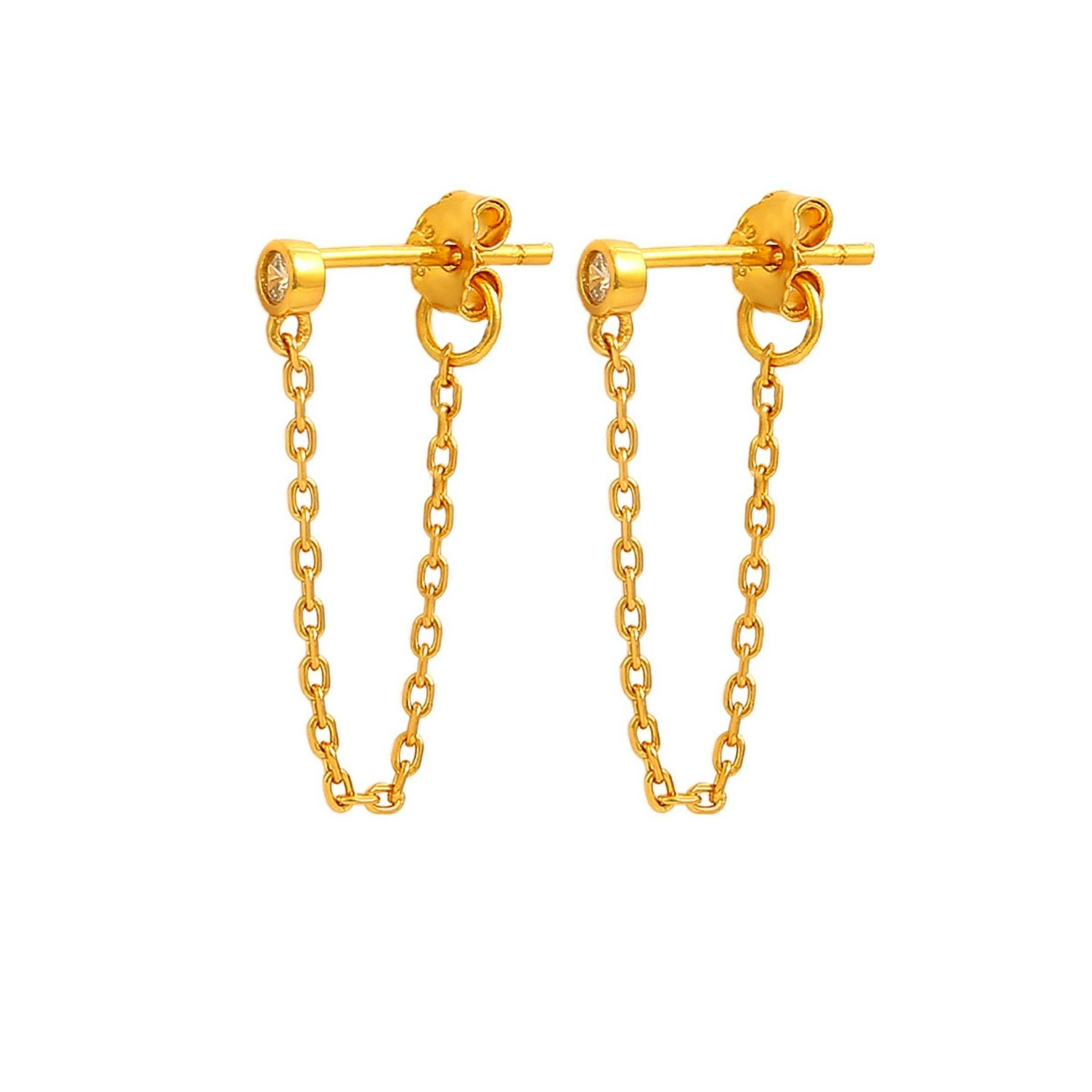 Tuva Earrings z Hultquist Copenhagen v Pozlacené stříbro sterling 925