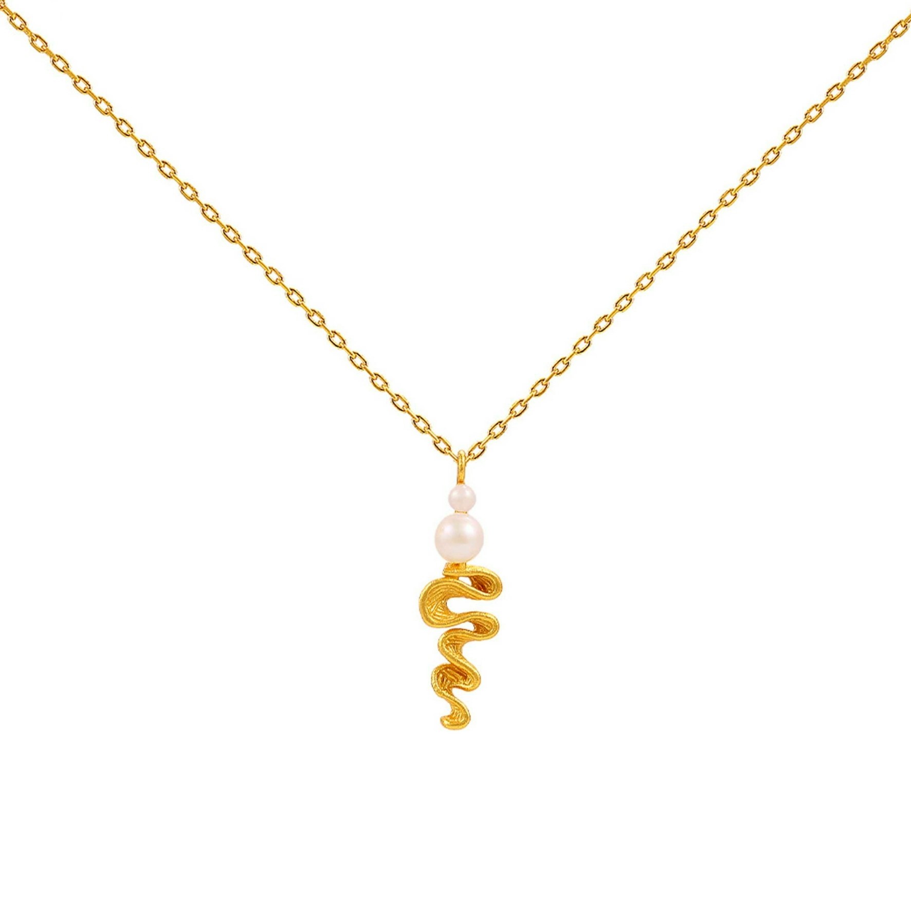 Hedda Necklace z Hultquist Copenhagen v Pozlacené stříbro sterling 925