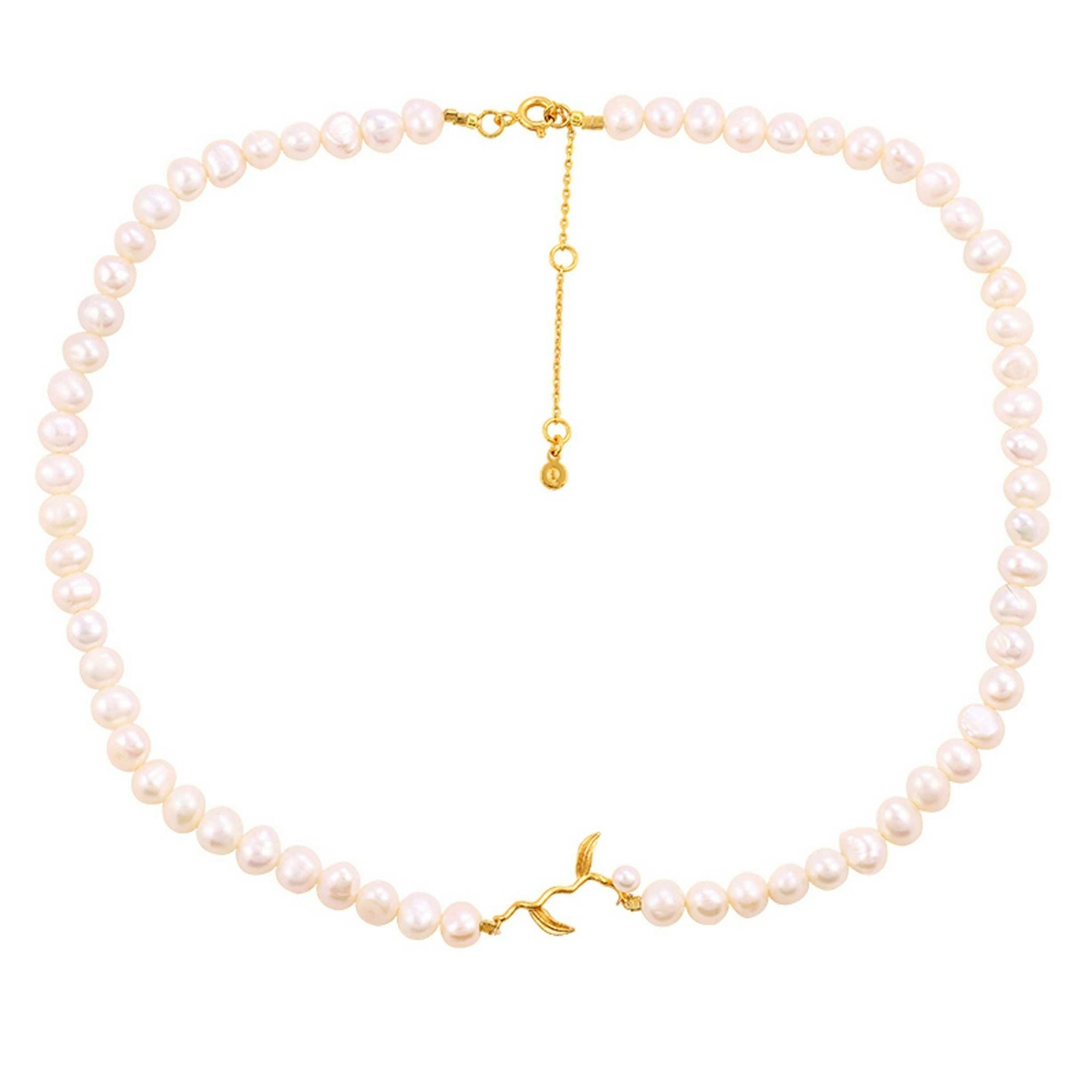 Marigold Pearl Necklace z Hultquist Copenhagen v Pozlacené stříbro sterling 925