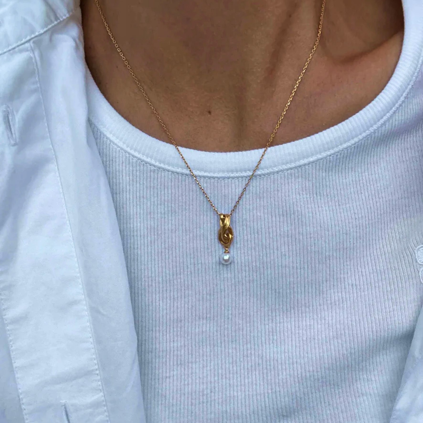 Tiril Necklace de Hultquist Copenhagen dans Argent Sterling 925
