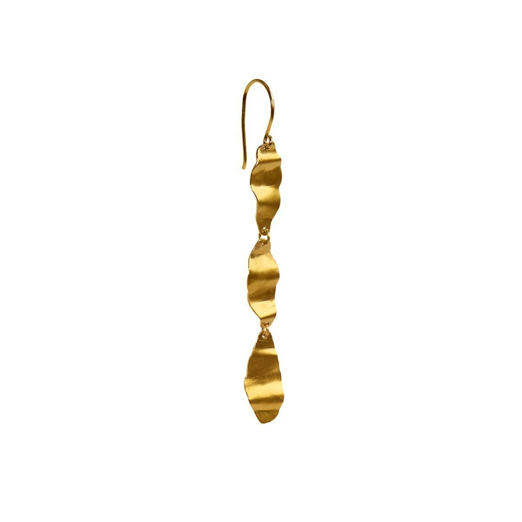 Cleo and Cleo Earring z STINE A Jewelry v Pozlacené stříbro sterling 925