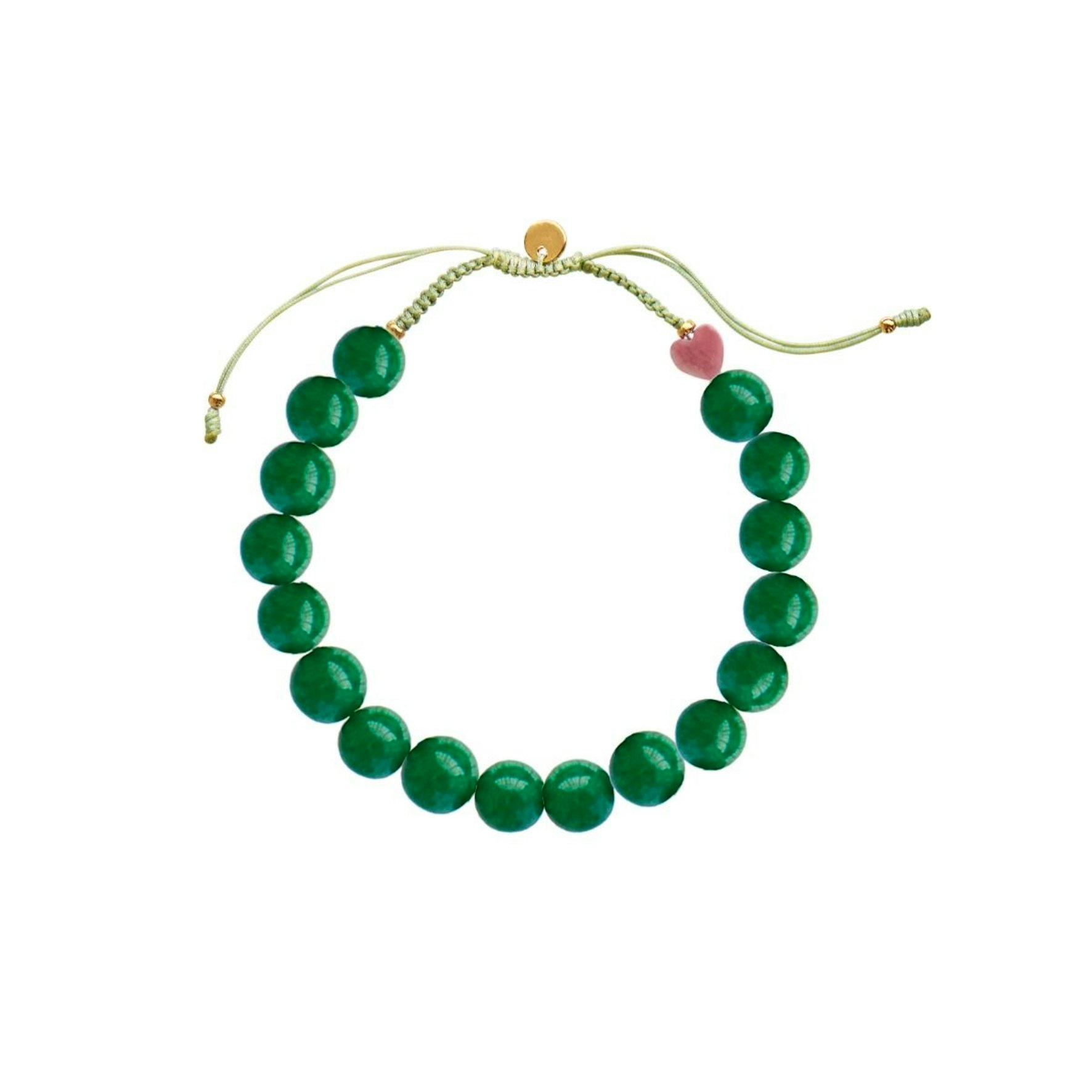 Cherrie Bon Bon Happy Green Bracelet z STINE A Jewelry v Pozlacené stříbro sterling 925