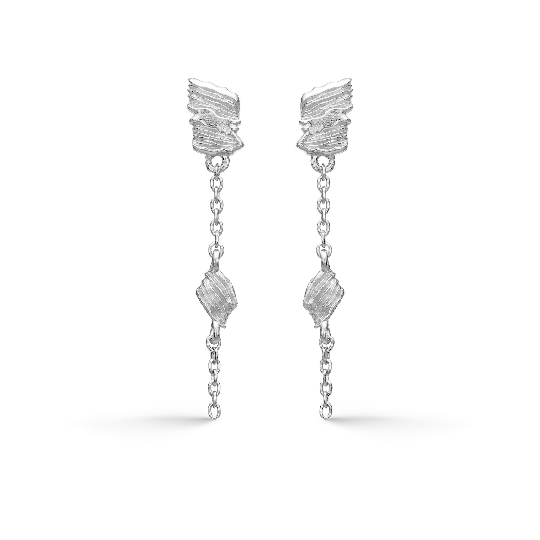 Glacier Earrings de Studio Z dans Argent Sterling 925