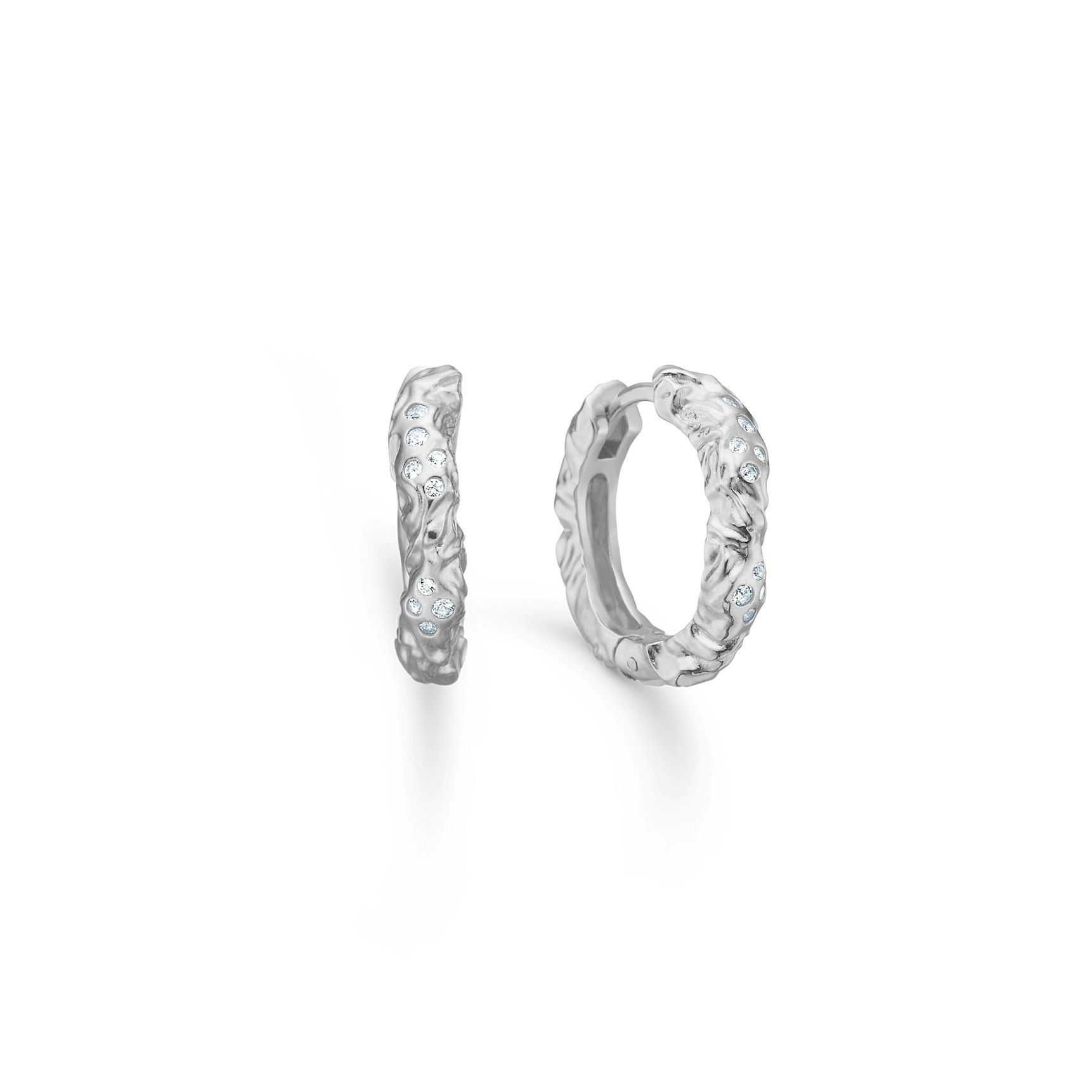 Glint Hoops de Studio Z dans Argent Sterling 925