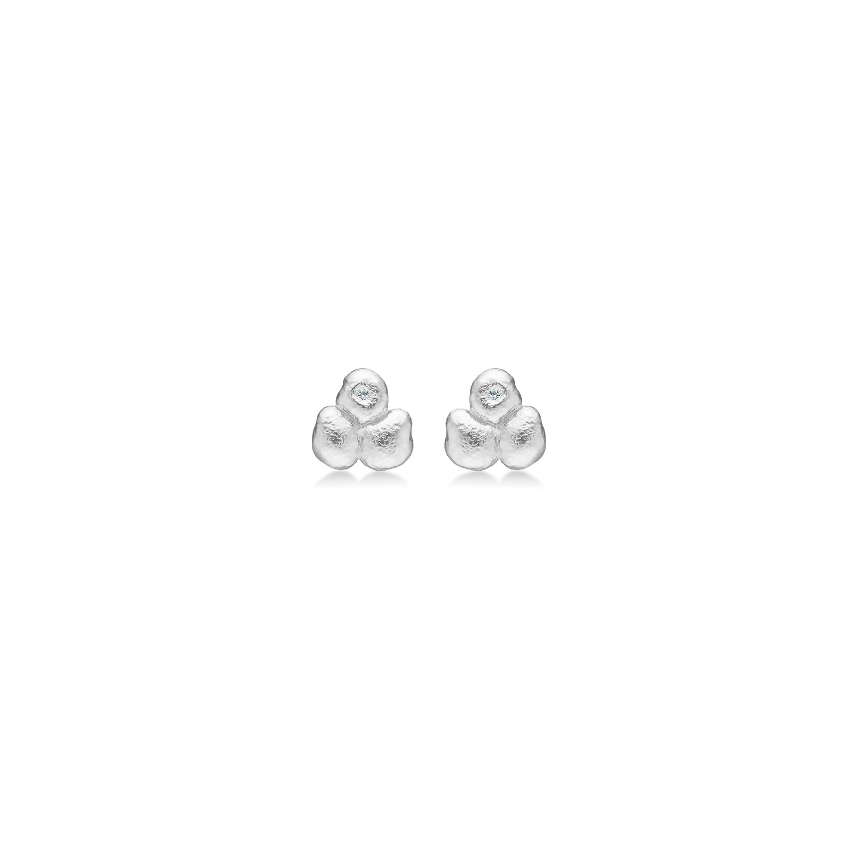 Lumi Zircon Earsticks de Studio Z dans Argent Sterling 925