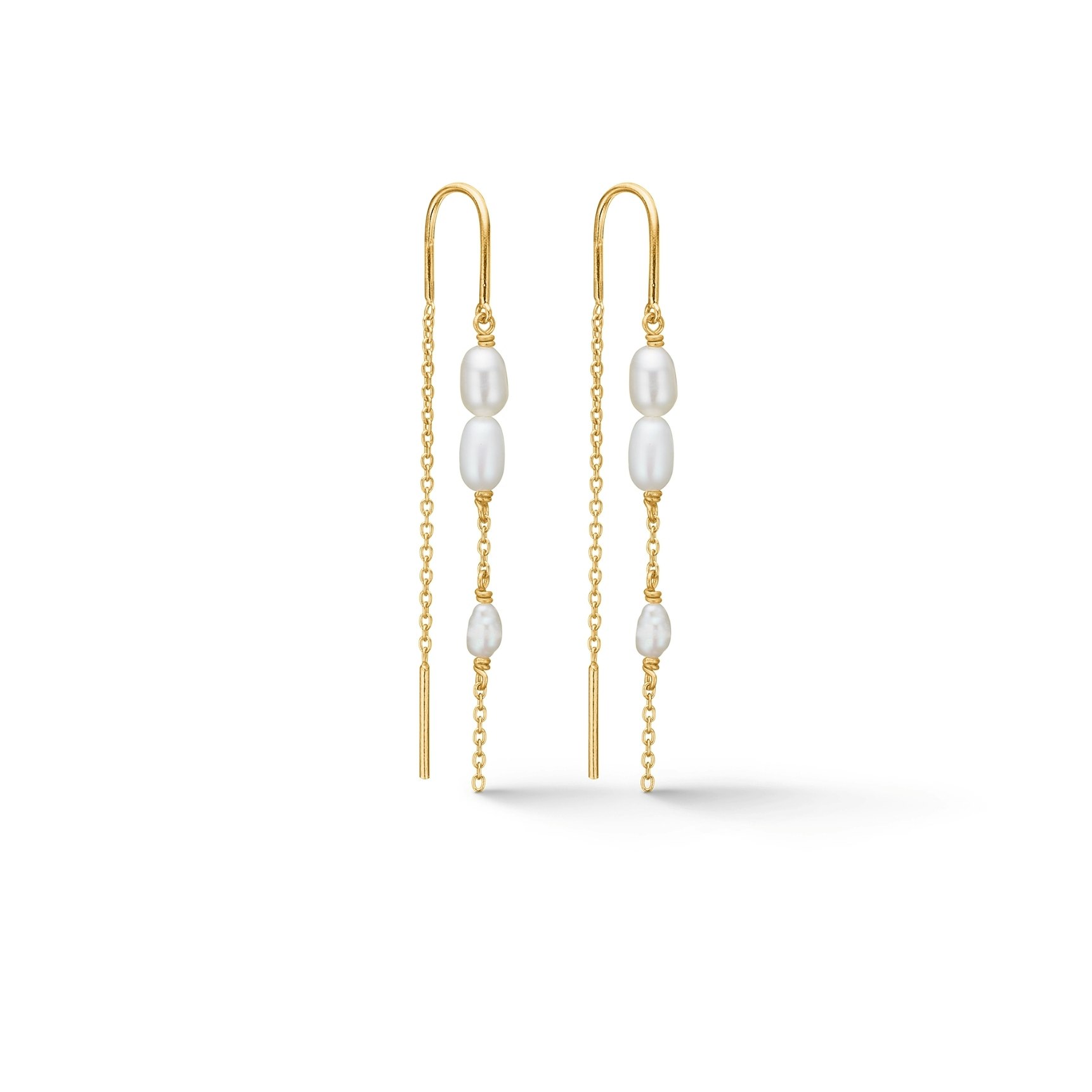 Perma Earchains de Studio Z dans Plaqué or-Argent Sterling 925