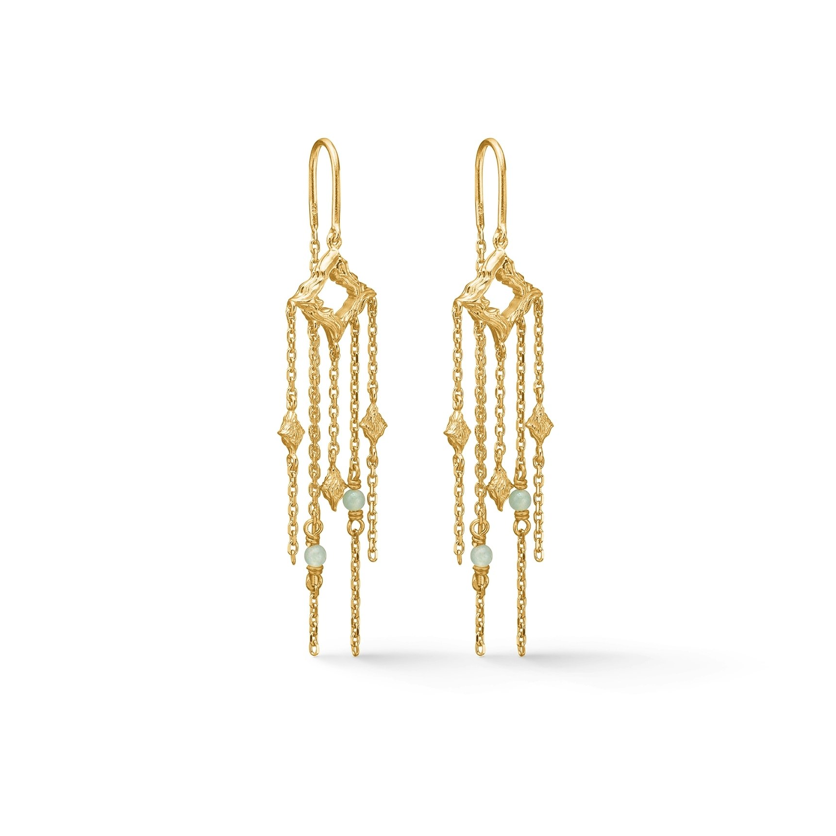 Peak Earrings de Studio Z dans Plaqué or-Argent Sterling 925