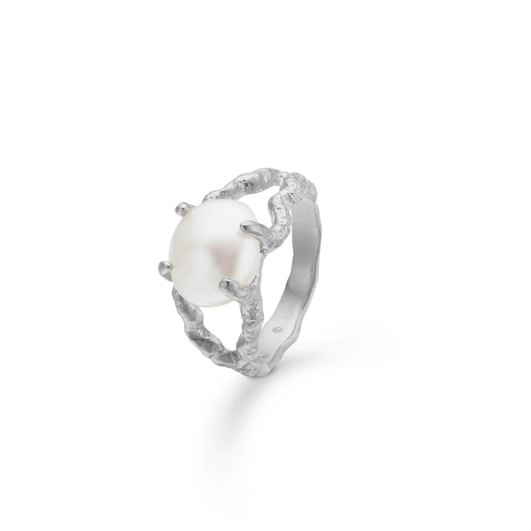 Perma Pearl Ring de Studio Z dans Argent Sterling 925