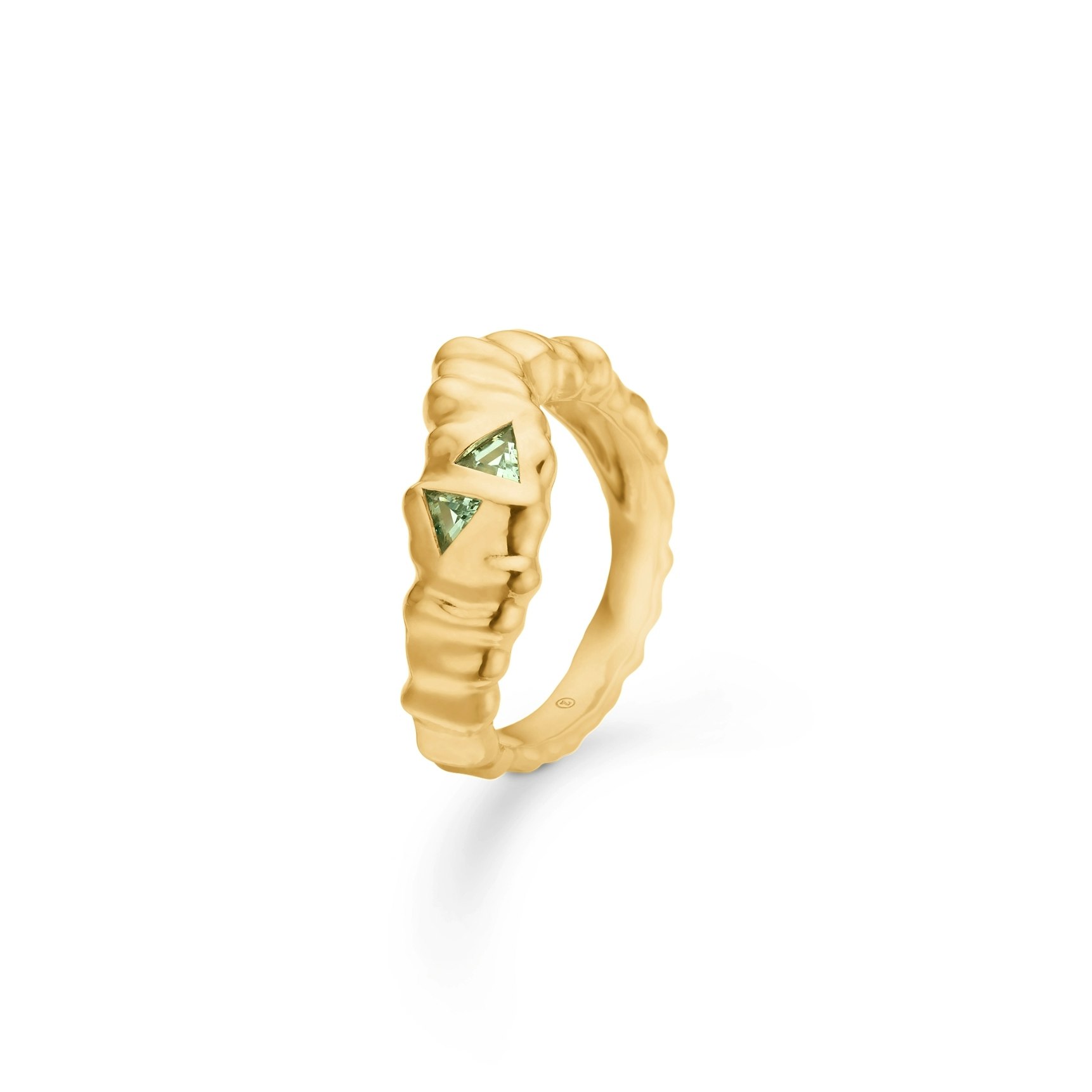 Icicle Ring de Studio Z dans Plaqué or-Argent Sterling 925
