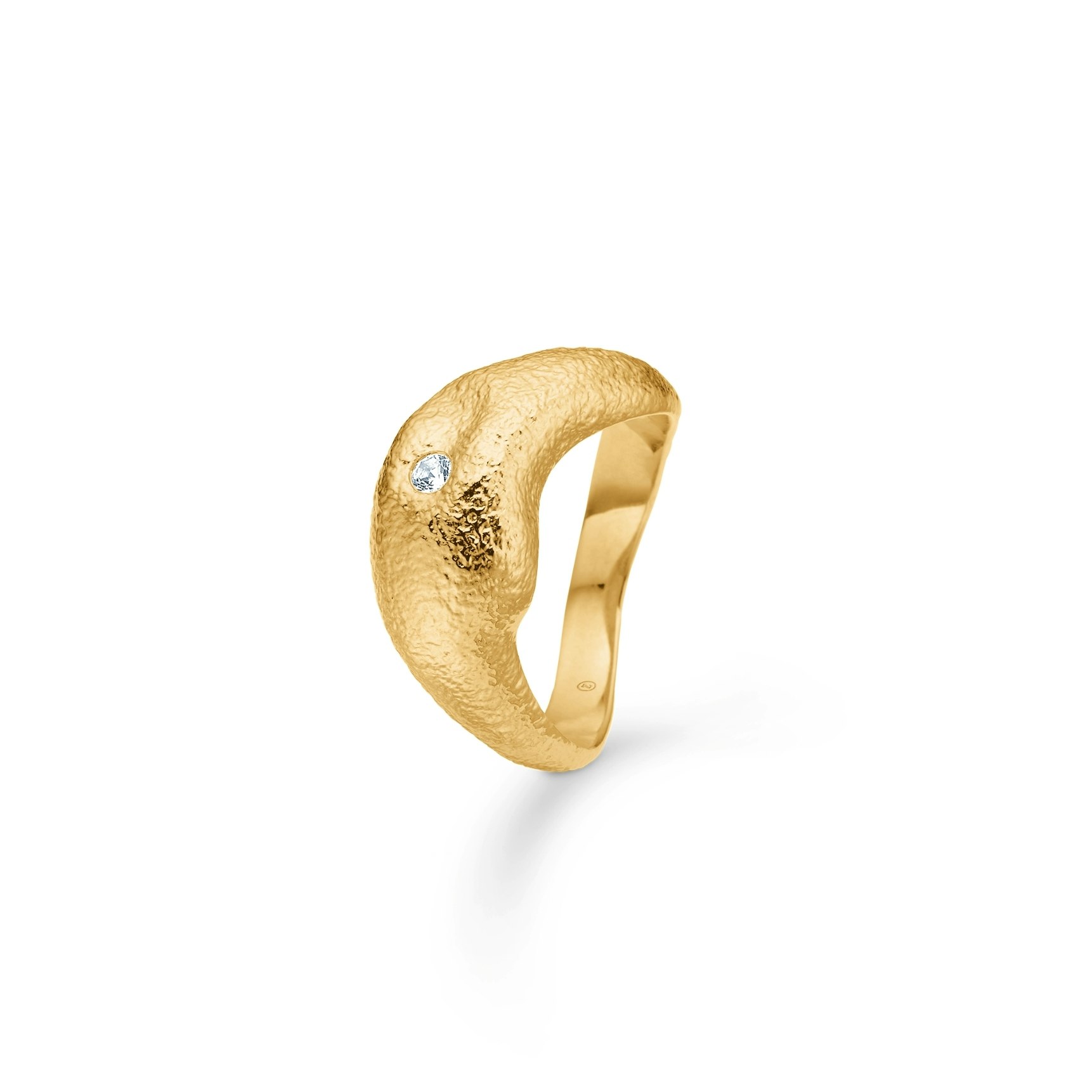 Lumi Ring de Studio Z dans Plaqué or-Argent Sterling 925