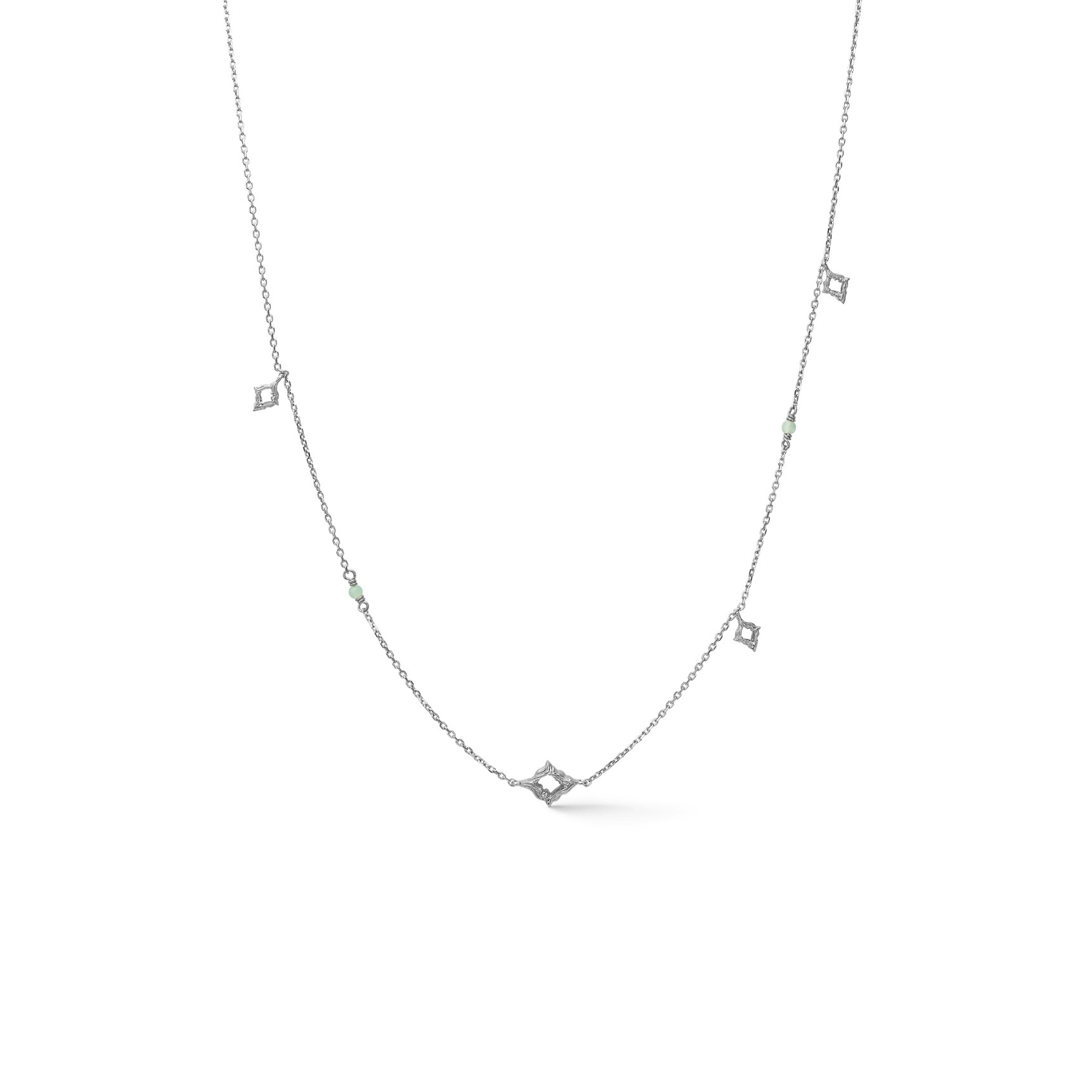 Peak Zircon Necklace de Studio Z dans Argent Sterling 925