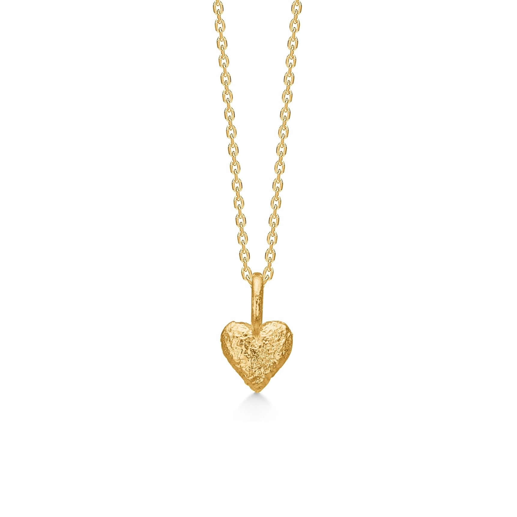 Amour Heart Necklace de Studio Z dans Plaqué or-Argent Sterling 925