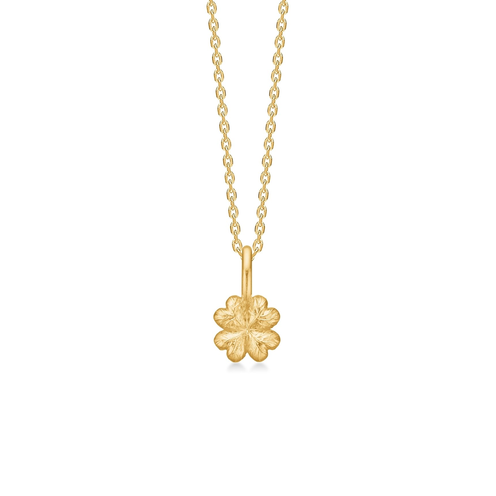Serene Clover Necklace de Studio Z dans Plaqué or-Argent Sterling 925