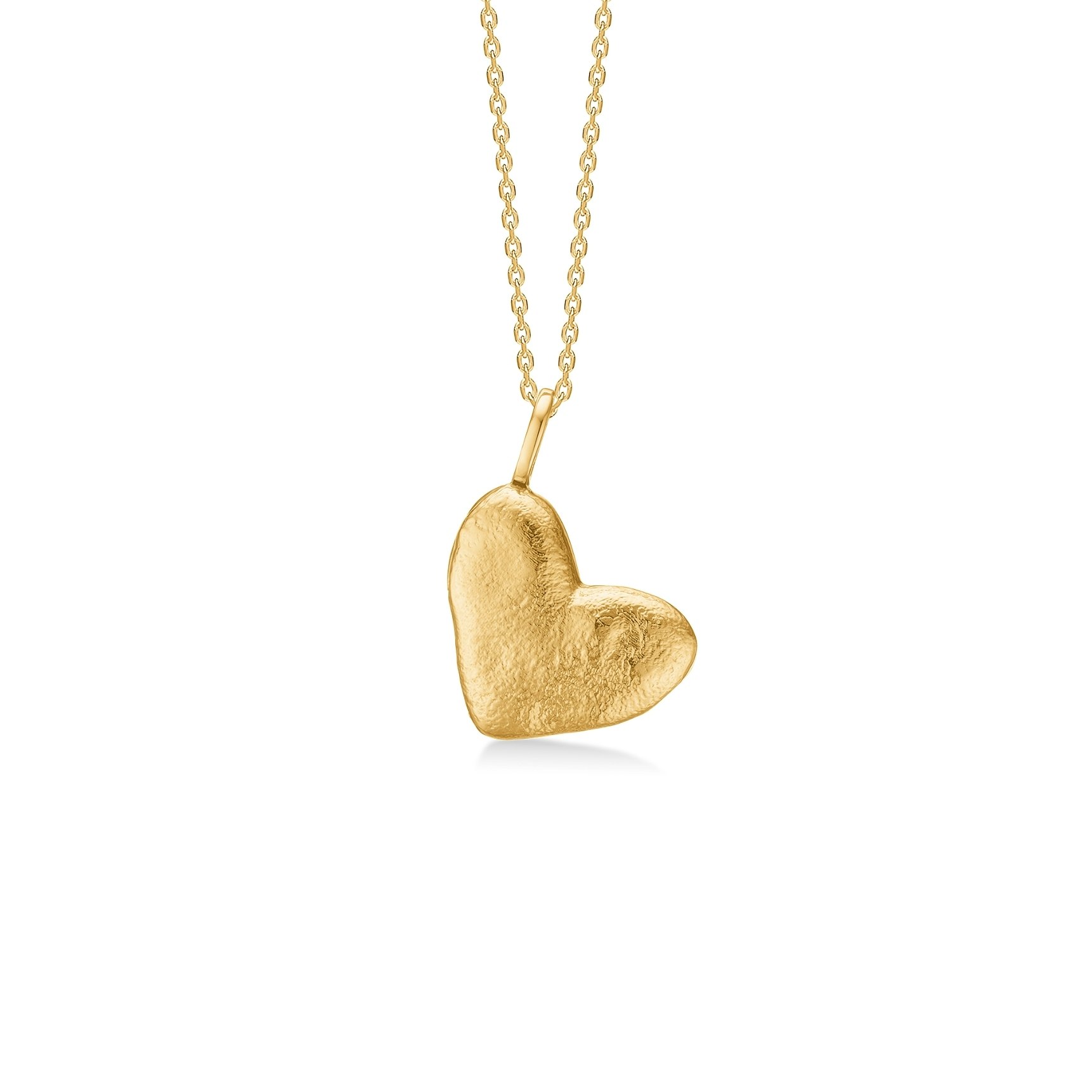 Moments Heart Medallion Necklace de Studio Z dans Plaqué or-Argent Sterling 925