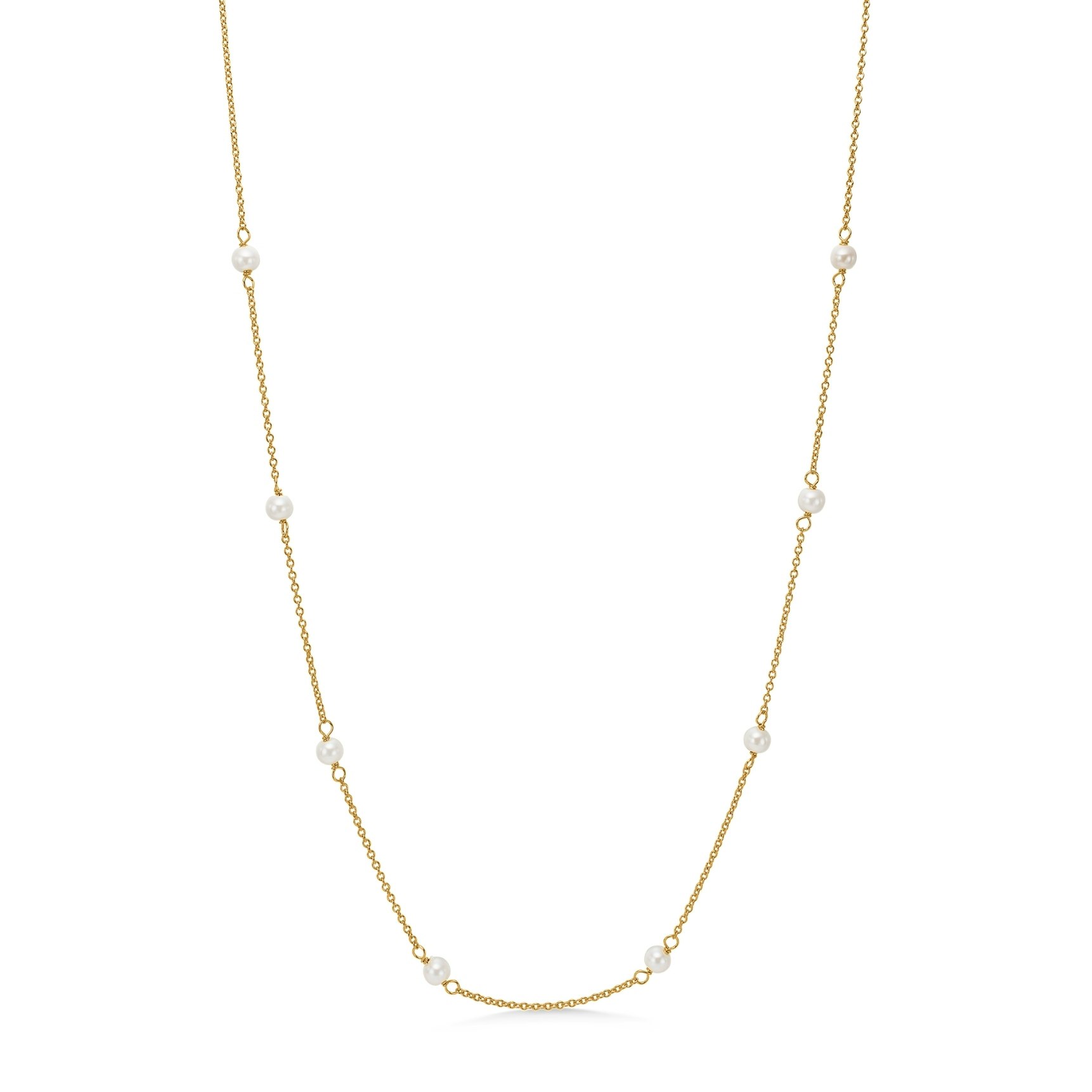 Shore Pearl Necklace de Studio Z dans Plaqué or-Argent Sterling 925