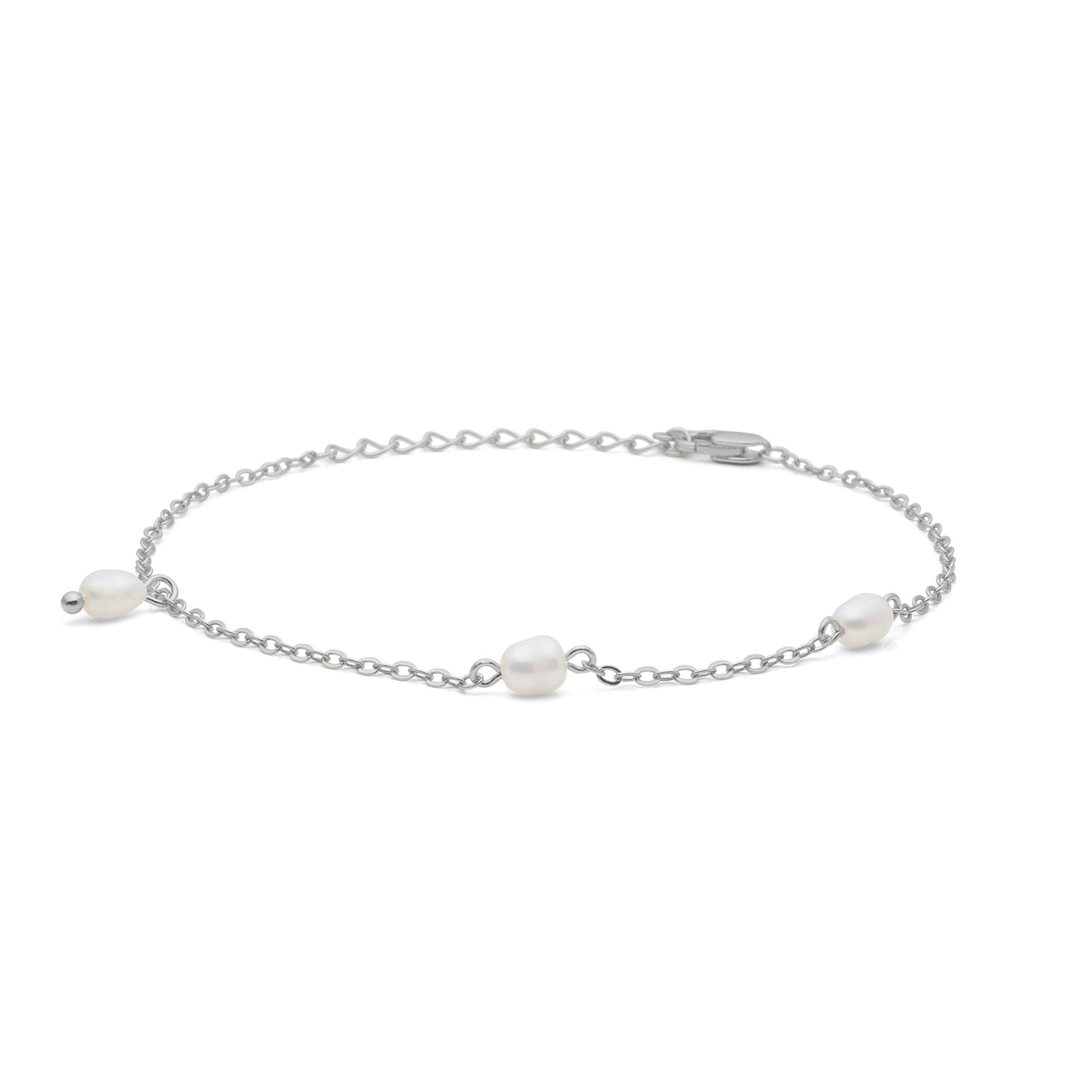 Trace Pearl Bracelet de Studio Z dans Argent Sterling 925