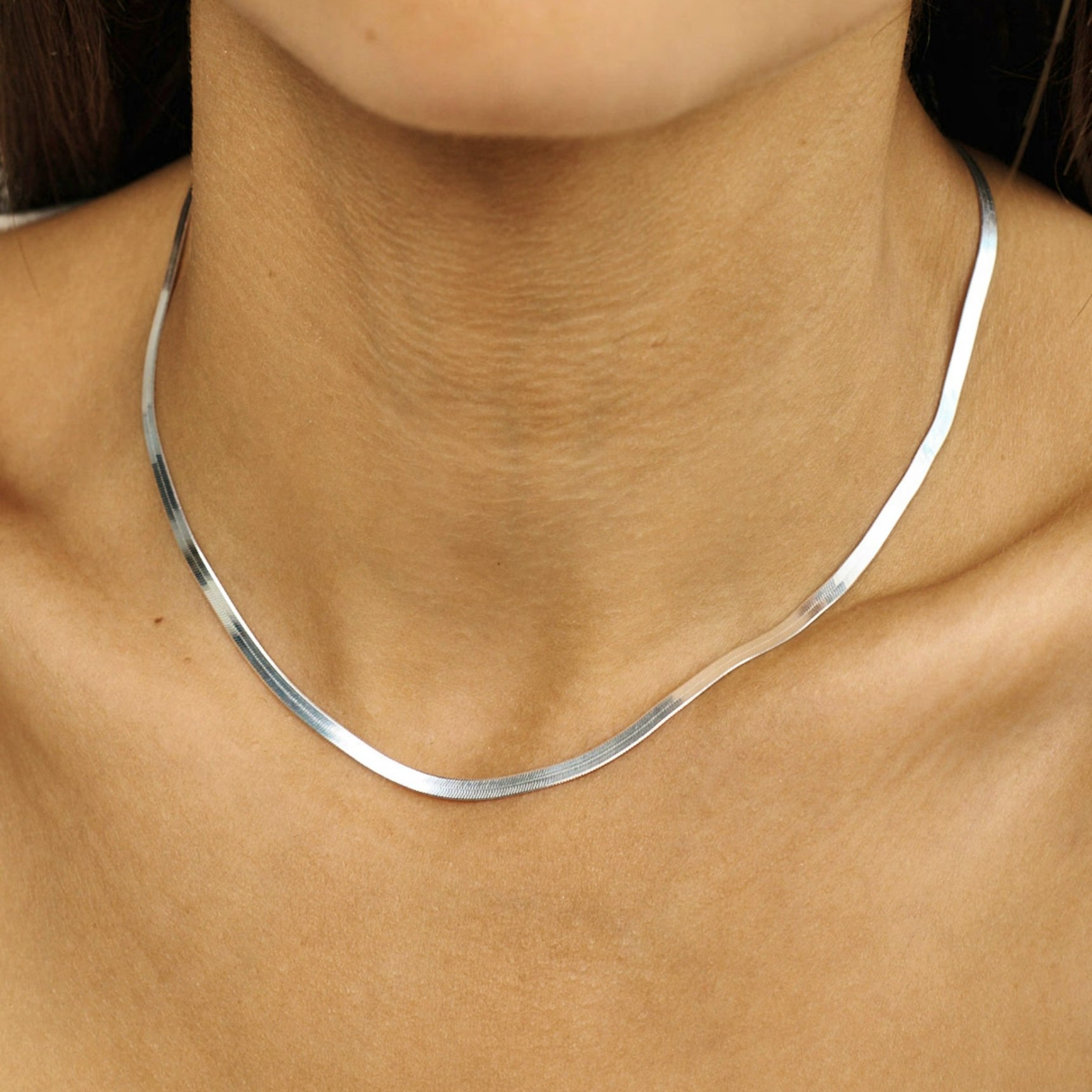 Cobra Sildeben Necklace Small de Studio Z dans Argent Sterling 925