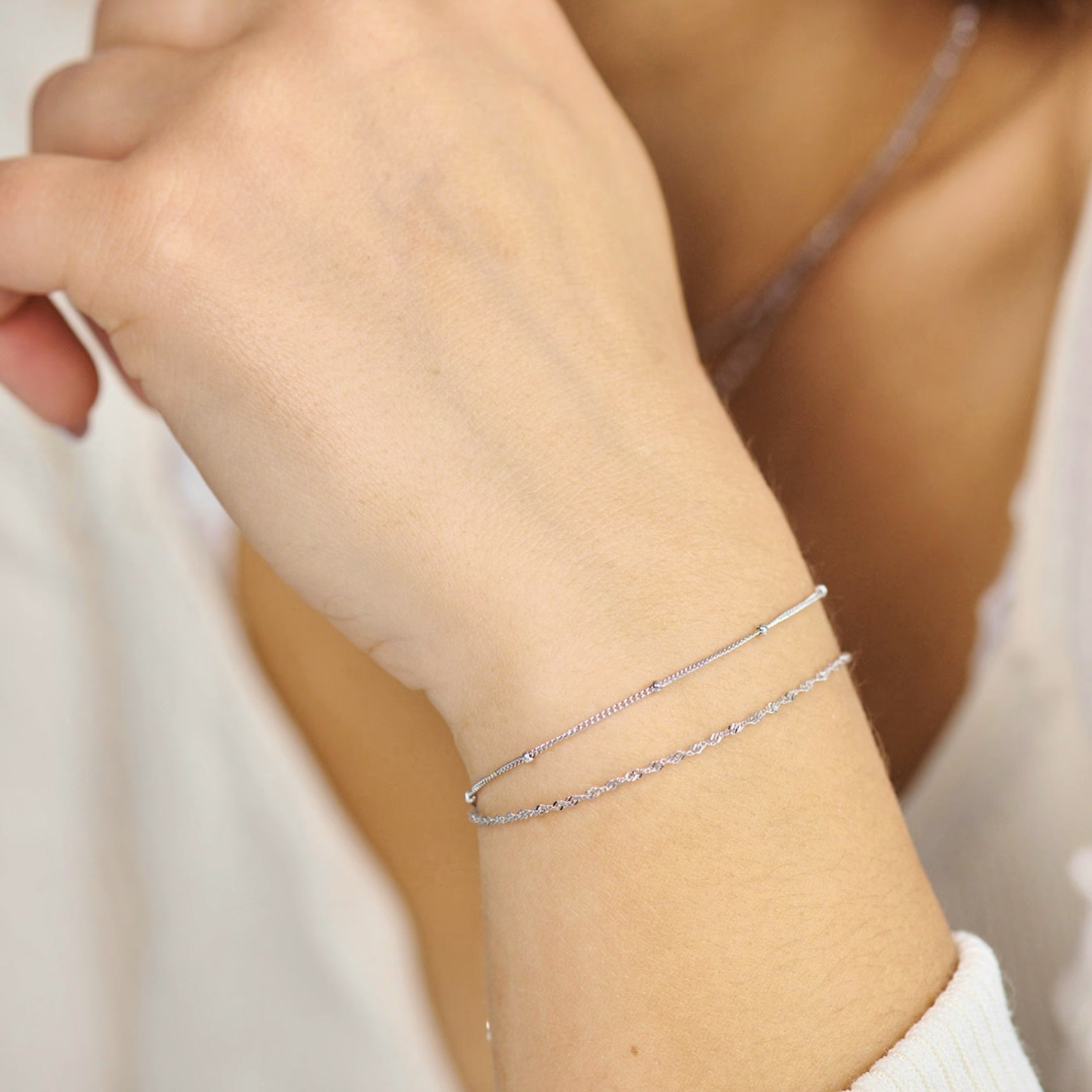 Flow Bracelet de Studio Z dans Argent Sterling 925
