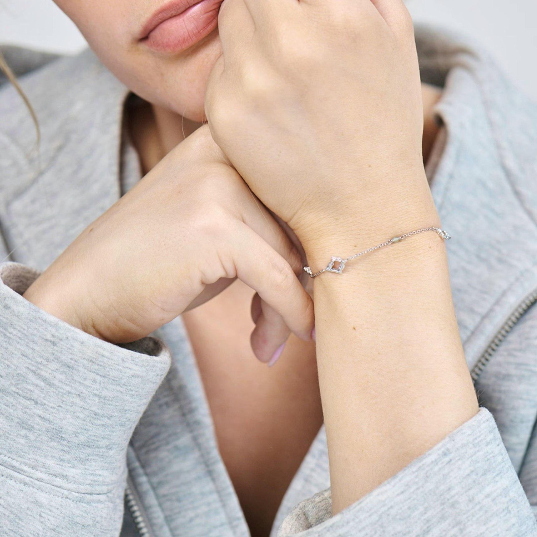 Peak Bracelet de Studio Z dans Argent Sterling 925