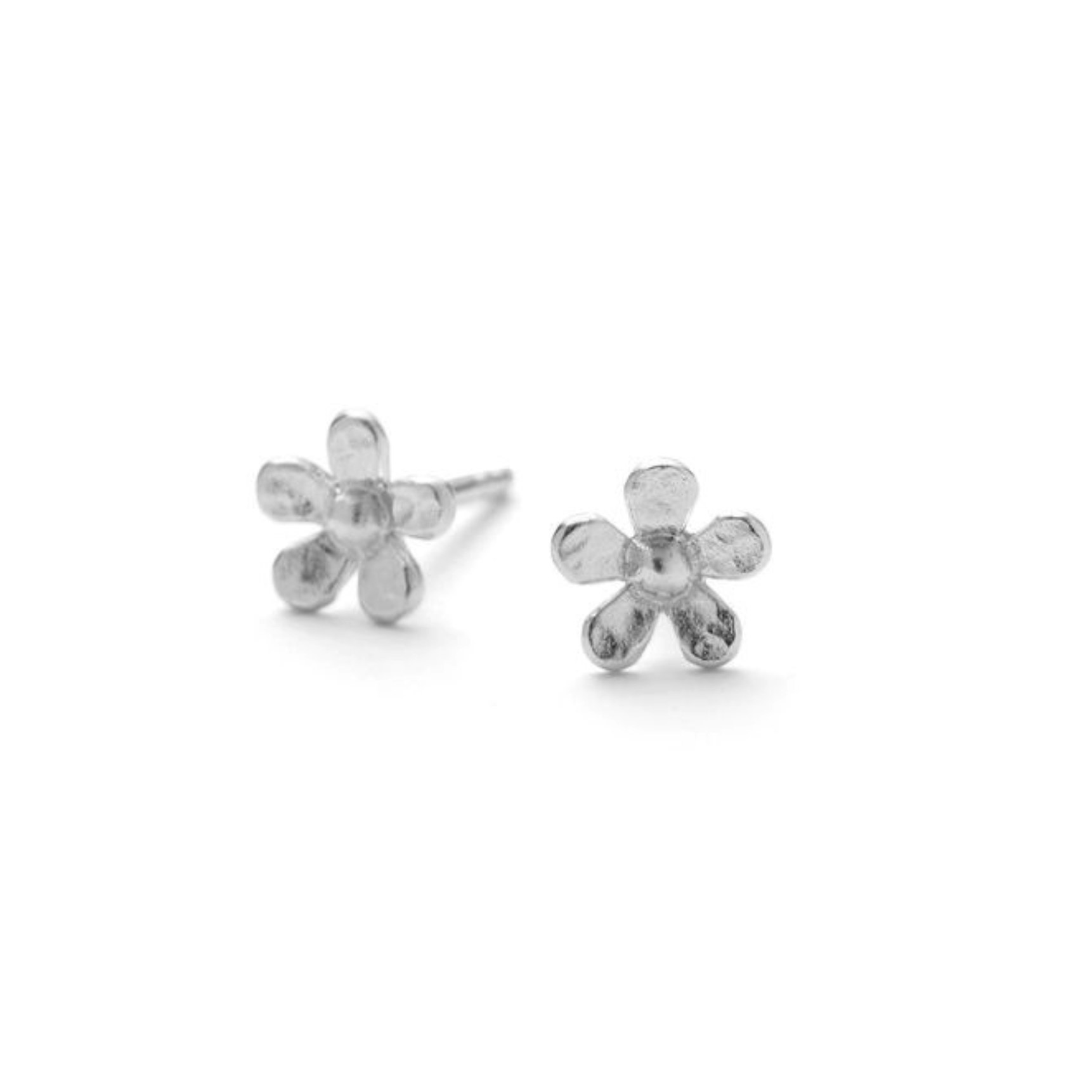 Mini Wild Poppy Earsticks van Pernille Corydon in Zilver Sterling 925