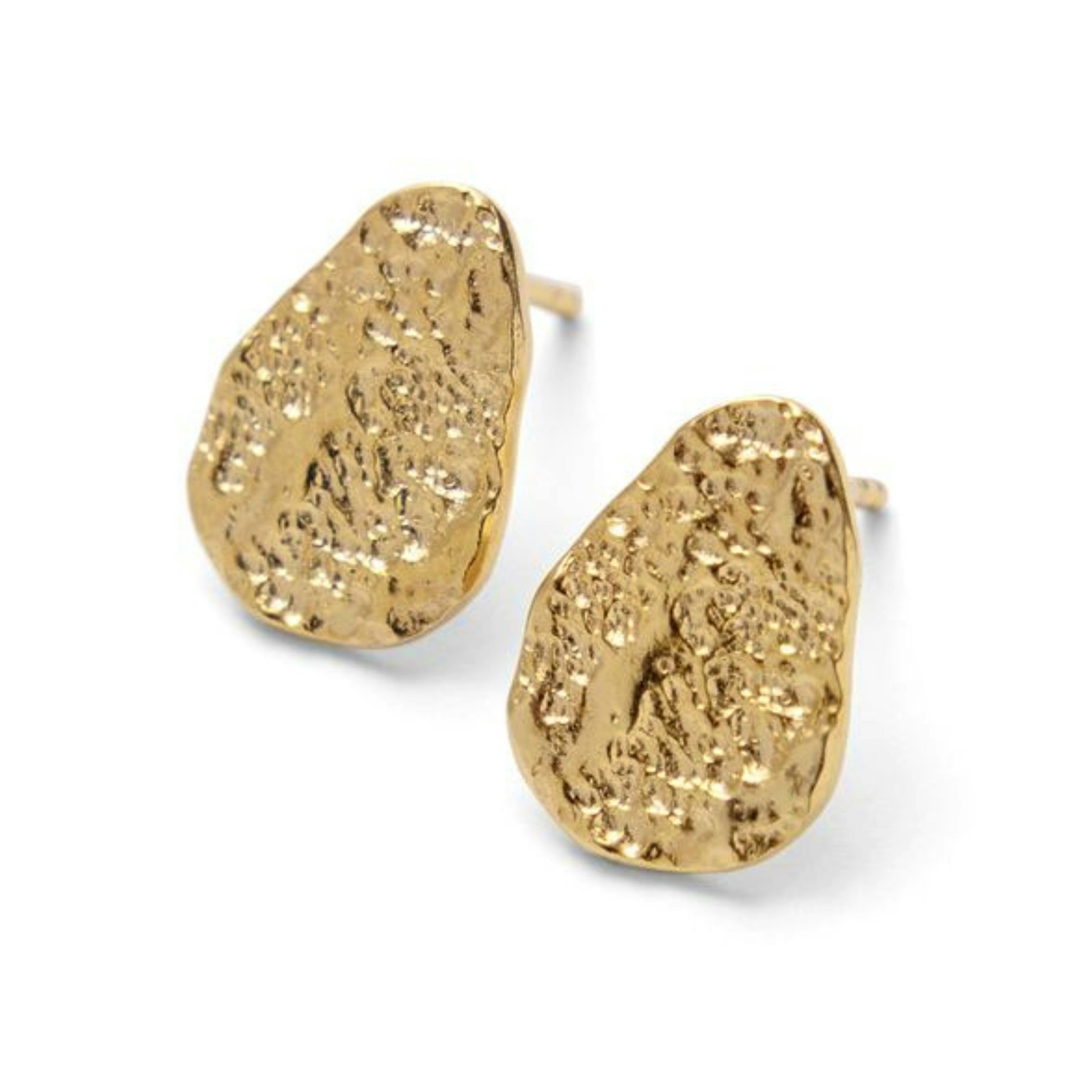 Nature Earsticks van Pernille Corydon in Verguld-Zilver Sterling 925