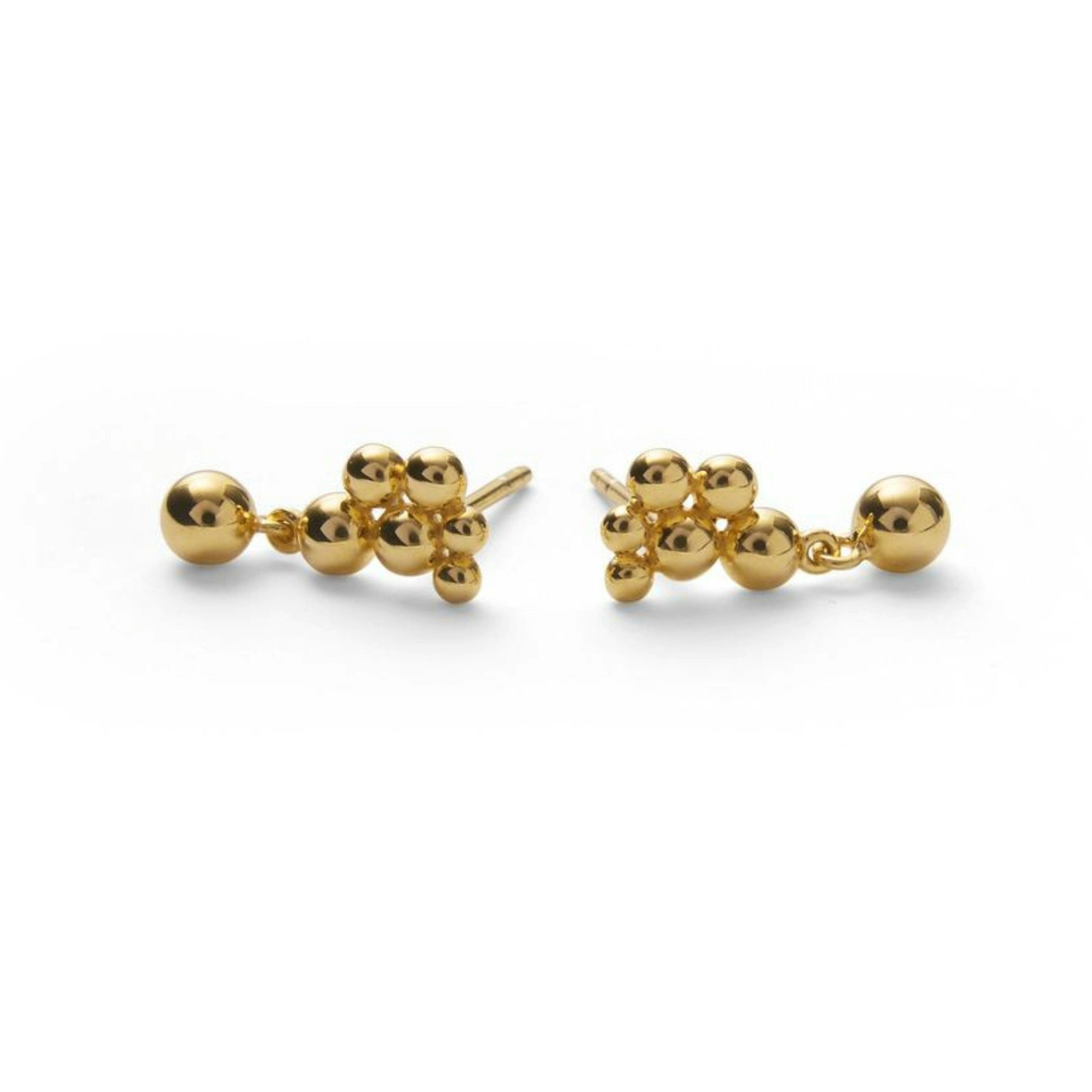 Pebble Earrings van Pernille Corydon in Verguld-Zilver Sterling 925