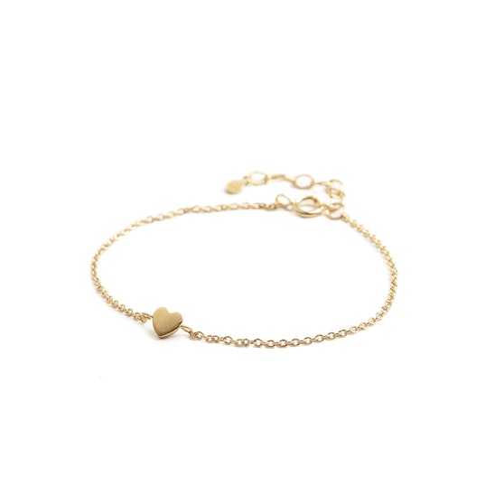 Heart bracelet von Pernille Corydon in Vergoldet-Silber Sterling 925