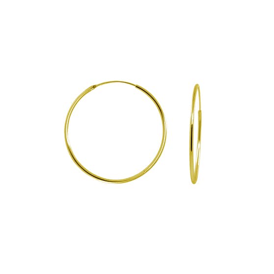 A-Hjort Small hoops from A-Hjort in Goldplated-Silver Sterling 925
