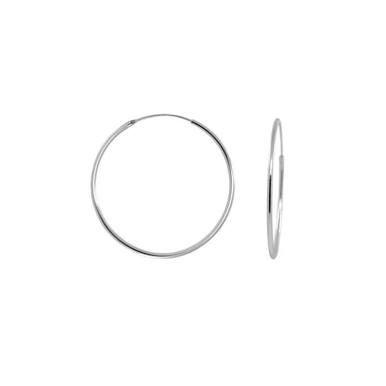 A-Hjort Small hoops von By Anne in Silber Sterling 925