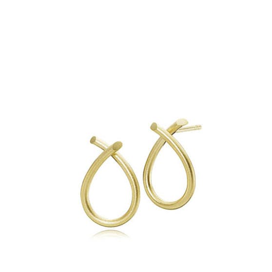 Everyday Medium earrings from Izabel Camille in Goldplated-Silver Sterling 925