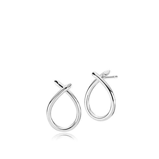 Everyday Medium Earrings fra Izabel Camille i Sølv Sterling 925