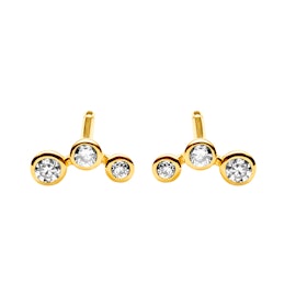 Ellie 3 Stones earsticks