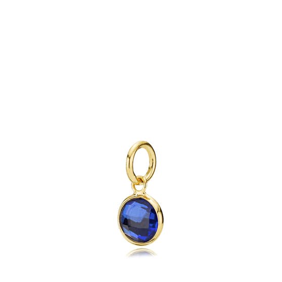 Prima Donna small pendant Royal Blue von Izabel Camille in Vergoldet-Silber Sterling 925