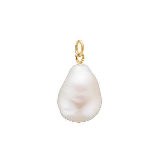 Baroque pearl pendant fra Enamel Copenhagen i Forgyldt-Sølv Sterling 925|Mat