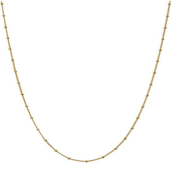 Nala Choker necklace fra Maanesten i Forgylt-Sølv Sterling 925|Blank