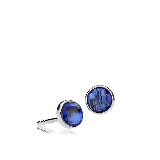 Prima Donna earsticks Royal Blue von Izabel Camille in Silber Sterling 925