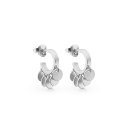 Petite Raindrop hoops