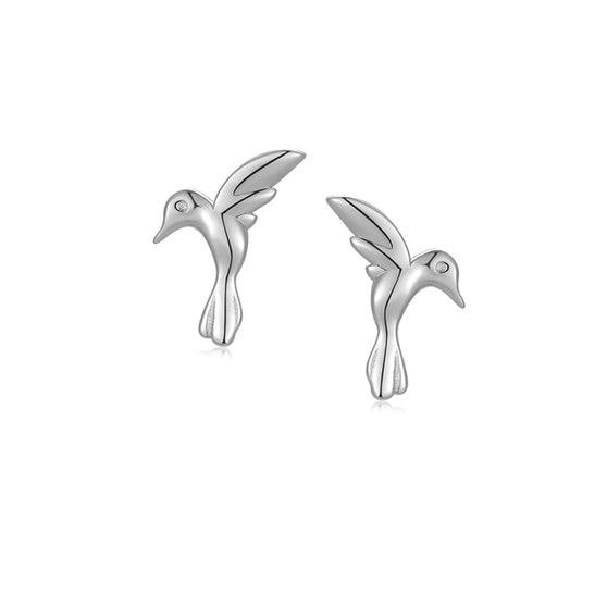 Tiny Bird earsticks from By Anne in Silver Sterling 925