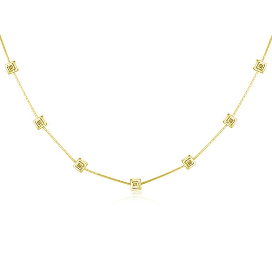 Spring necklace von By Anne in Vergoldet-Silber Sterling 925