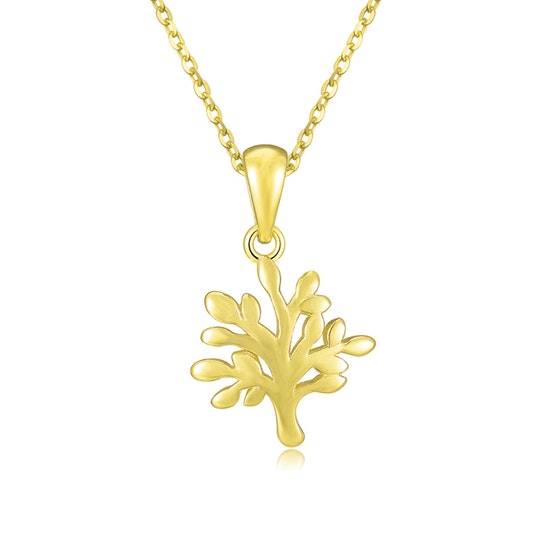 Tree pendant z By Anne v Pozlacené stříbro sterling 925