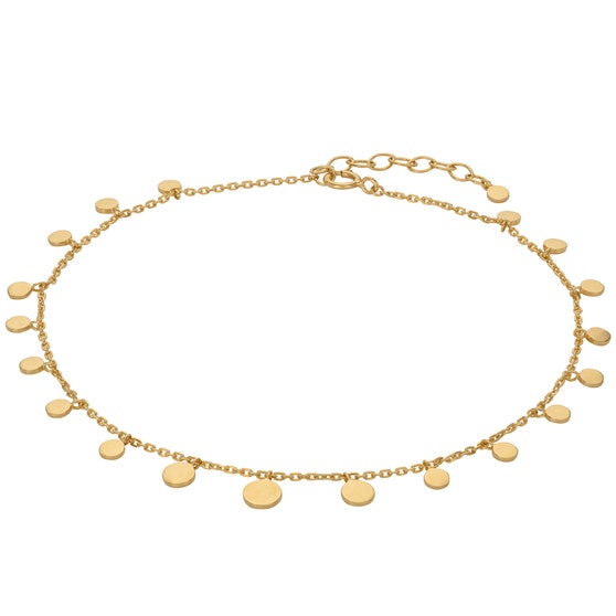 Sheen Anklet from Pernille Corydon in Goldplated Silver Sterling 925