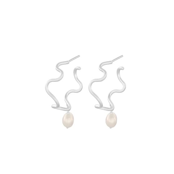 Bay Earrings from Pernille Corydon in Silver Sterling 925