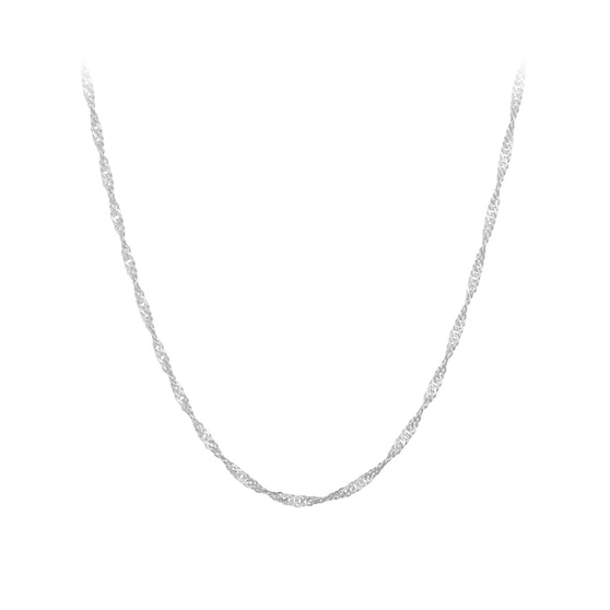 Singapore necklace long fra Pernille Corydon i Sølv Sterling 925